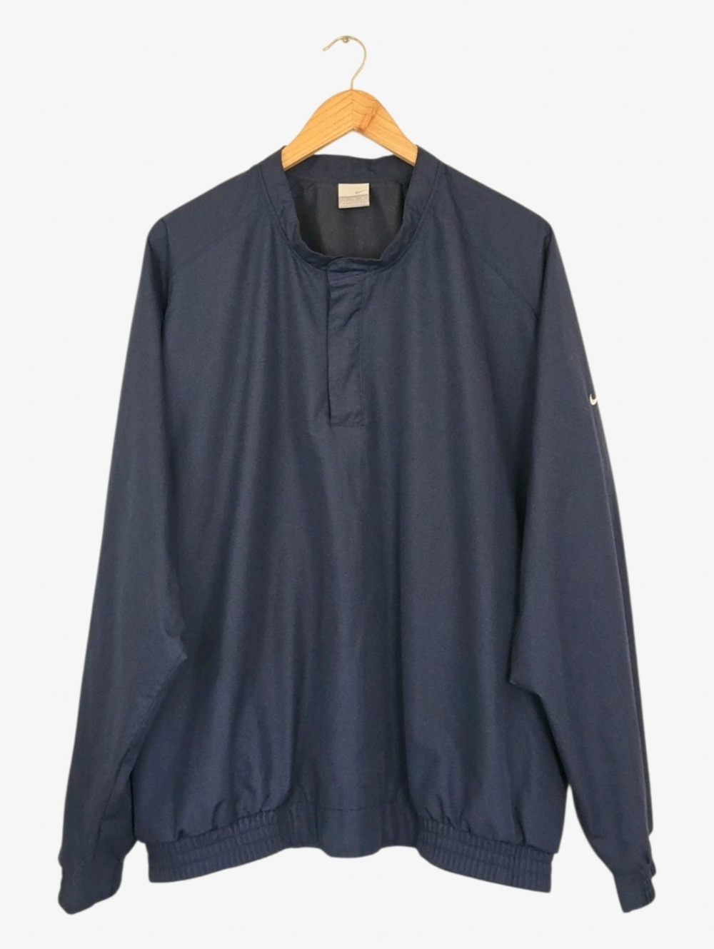 Nike Golf Pullover Windbreaker Navy Mens XL Swoosh Lightweight Jacket